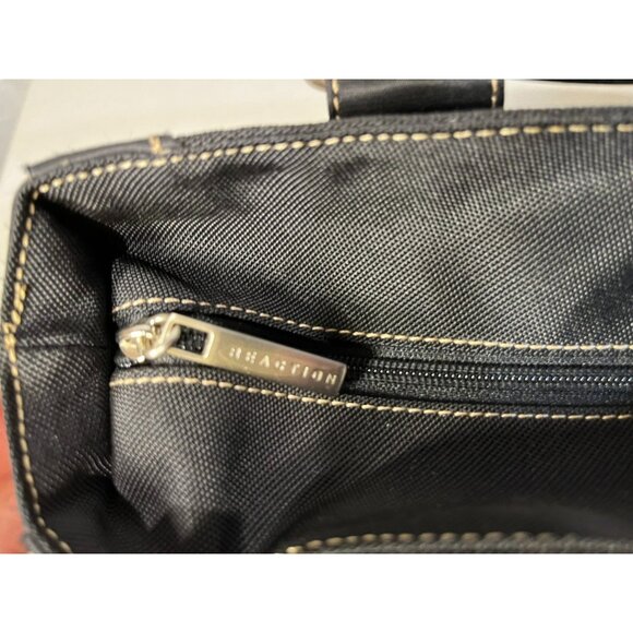 Kenneth Cole Reaction Black Nylon Multi pocket Crossbody Shoulder Bag purse - Picture 11 of 16